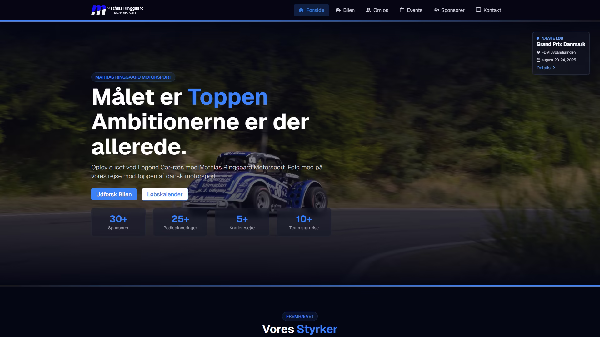 Mathias Ringgaard Motorsport Project